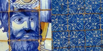 Soldado em azulejo que decorava as entradas dos casarões nobres de São Luís – Foto: Edgar Rocha