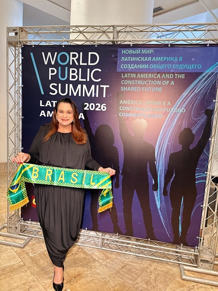 Prestes a embarcar para a Rússia, Adriana Vieira será a única brasileira convidada a apresentar um case sobre “O Poder da Comunicação como Agente de Transformação Social e Humanitária” no evento global World Peoples Assembly - Foto: InterMídia