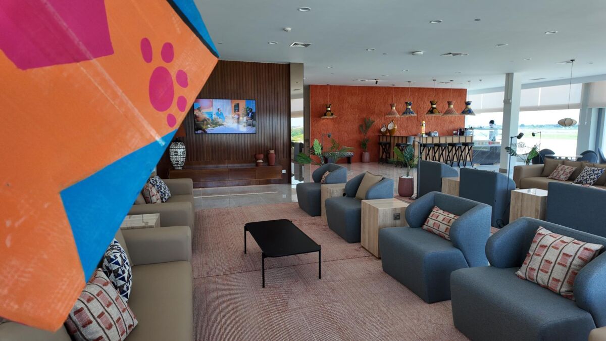 Lounge Njinga no Terminal Doméstico do AIAAN – Foto: Divulgação