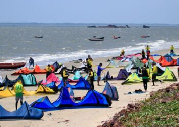 Tutóia é um dos principais pontos de parada de downwinds na Rota das Emoções – Foto: Talles Freitas