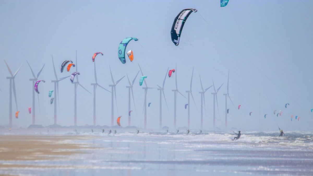 A praia do Barro Vermelho é o destino de uma das rotas de downwind que partem de Tutóia – Foto: Talles Freitas