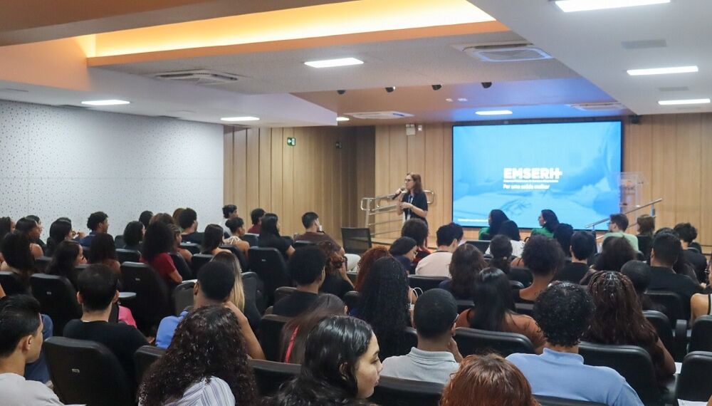 Durante o evento, representantes da IADVH fizeram apresentações sobre a empresa - Foto: Ascom Senac