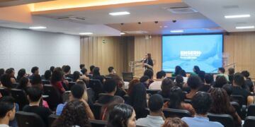 Durante o evento, representantes da IADVH fizeram apresentações sobre a empresa - Foto: Ascom Senac
