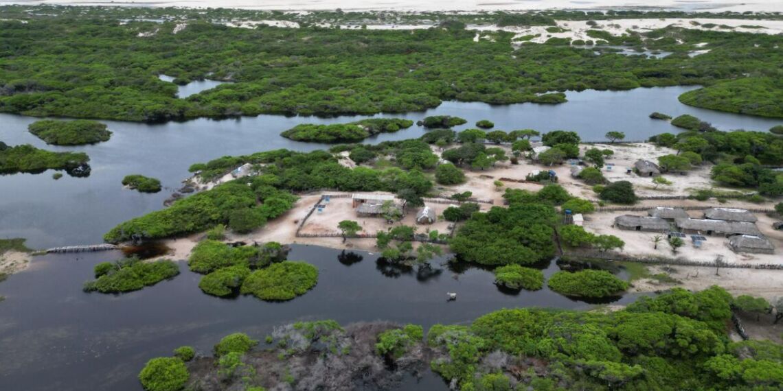 Oásis Baixa Grande, um dos locais mais remotos do Parque Nacional dos Lençóis Maranhenses – Foto: Leo Castro