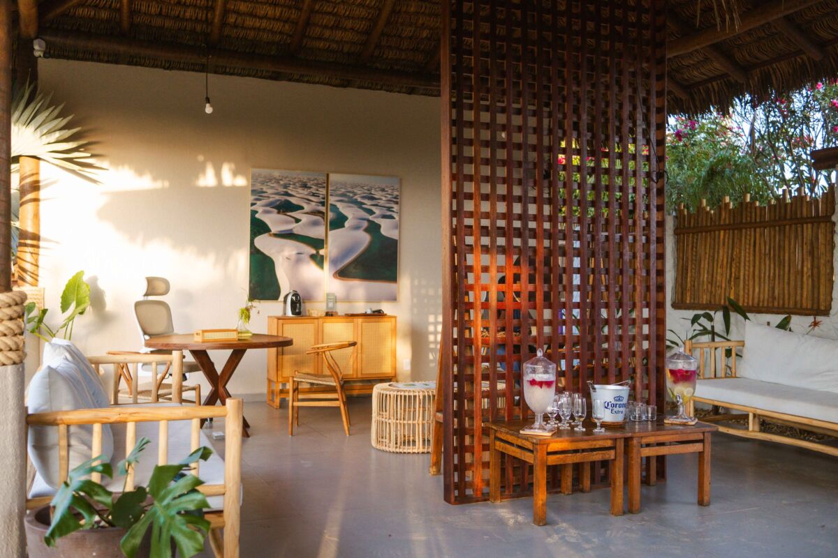 A agência Gaivota Eco Tur Hub funciona dentro do hotel Vila Aty, no vilarejo de Atins, localizado no município de Barreirinhas – Foto: Ivandra Moraes