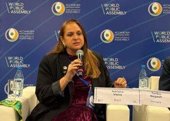 Adriana Vieira palestrou como convidada nesse evento de relevância global sobre a metodologia Comunicação com Propósito, que desenvolve na sua empresa InterMídia - Foto: Divulgação
