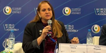 Adriana Vieira palestrou como convidada nesse evento de relevância global sobre a metodologia Comunicação com Propósito, que desenvolve na sua empresa InterMídia - Foto: Divulgação