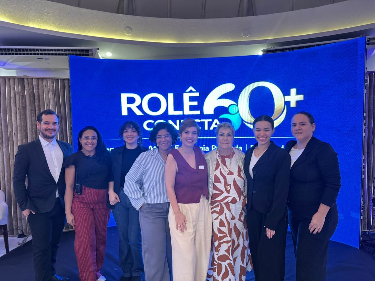 A competente equipe de trabalho do Rolê 60+ Conecta reunida durante um dos eventos realizados - Fotos: Divulgação