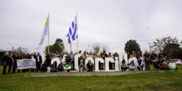 Alegria dos moradores da capital cultural do Uruguai contagiou os visitants – Foto: Alito González